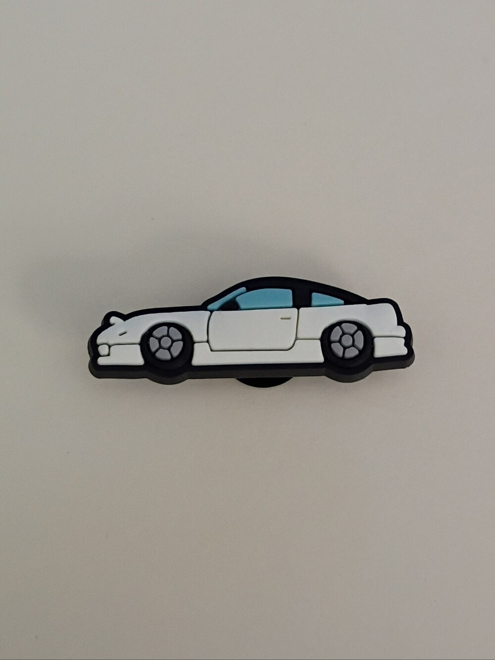 10 for $10 Jibbitz Croc Charm - White Sports Car 2 Door Convertible 3